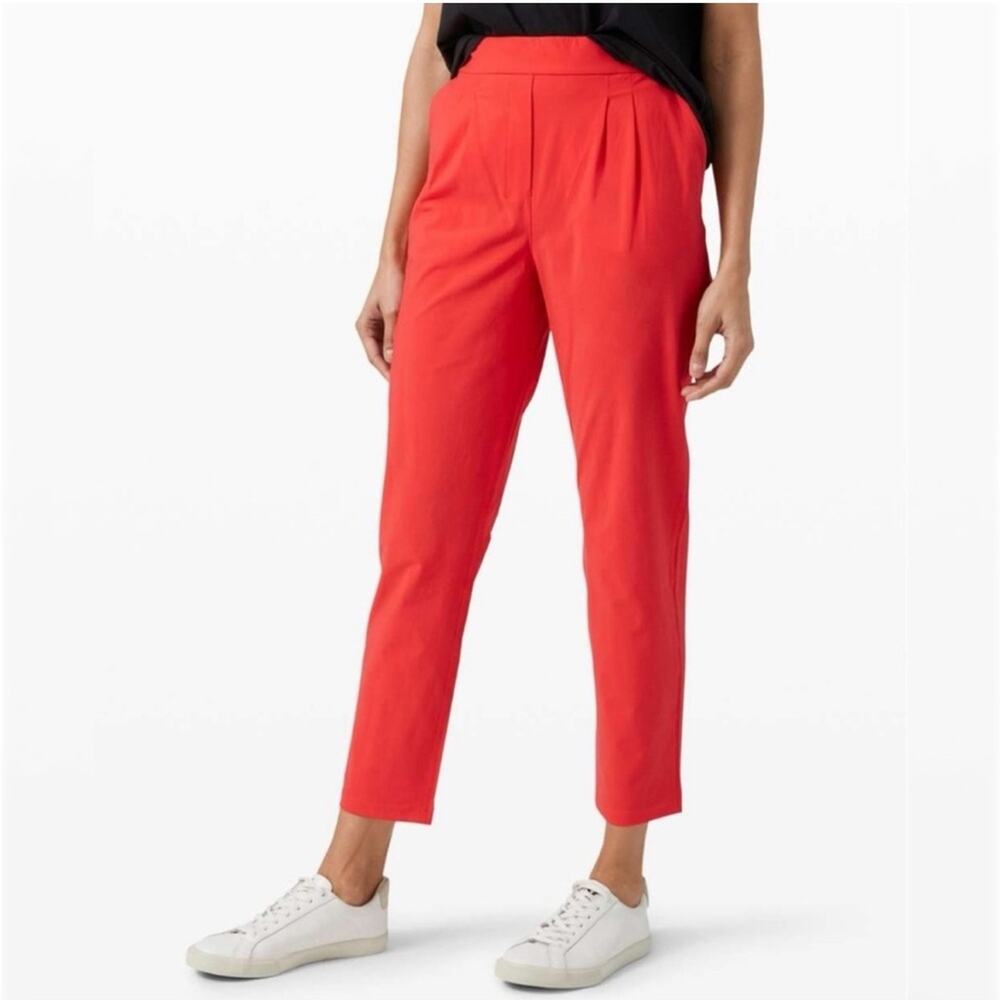 Lululemon Your True Pants High Straight Crop Athleisure Casual Gorpcore Size 4